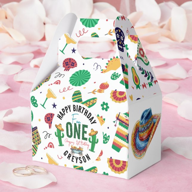 Caja Para Regalos Fiesta primero | 1.ᵉʳ Fiesta de cumpleaños (Boda)