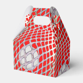 Caja Para Regalos Fiesta Rojo de Lacrosse Team