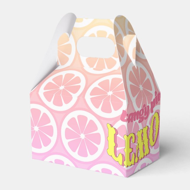 Caja Para Regalos Fiesta Rosa Lemonade (Reverso)