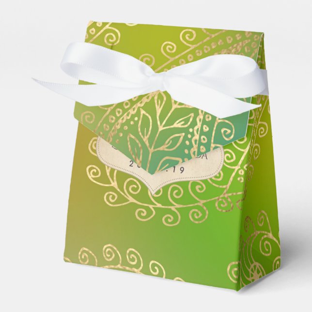 Caja Para Regalos Fiesta temática de las Noches Árabes con papel de  (Front Side)