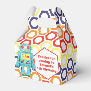 Caja Para Regalos Fiesta temática de Robot