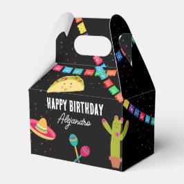 Caja Para Regalos Fiesta temática mexicana - Taco sobre cumpleaños d