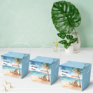 Caja Para Regalos Fiesta Tropical Beach