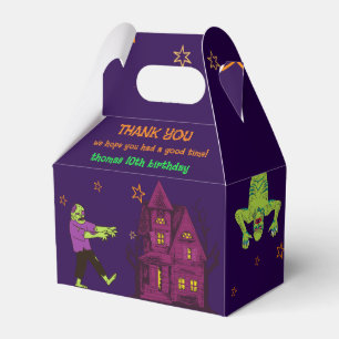 Caja Para Regalos Fiesta Zombie Birthday Kids