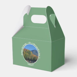 Caja Para Regalos Fiestas Whiteface Mountain, Adirondack Autumn