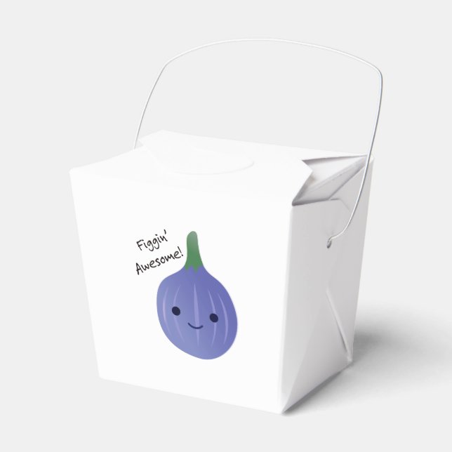 Caja Para Regalos figgin Awesome Fig Pun (Front Side)