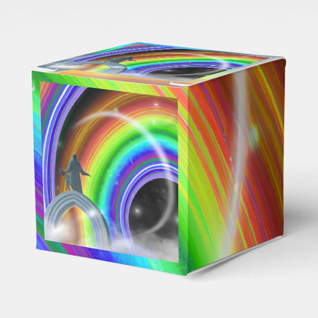 Caja Para Regalos Figura de misterio en el Stargate interdimensional (Costado Anverso)