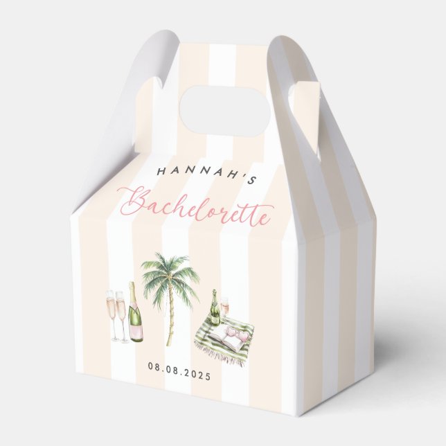 Caja Para Regalos Fin de semana de bachillerato en el campo del vino (Front Side)