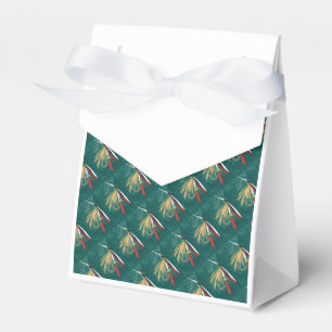 Caja Para Regalos "Fin de trucha" Vuelo mojado de barro volando sobr