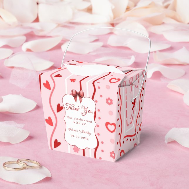 Caja Para Regalos First Birthday valentine baby birthday party (Boda)