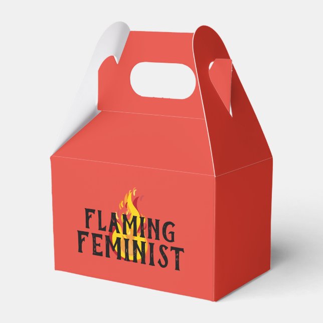 Caja Para Regalos Flamante Feminismo Feminista RBG Flama 20 (Front Side)