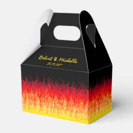 Caja Para Regalos Flamas Red Hot Rod