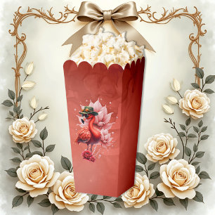 Caja Para Regalos Flamingo Steampunk - Arte digital fantástico