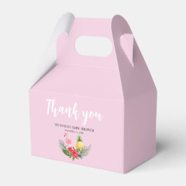Caja Para Regalos Flamingo Tropical es un Baby Shower Chica