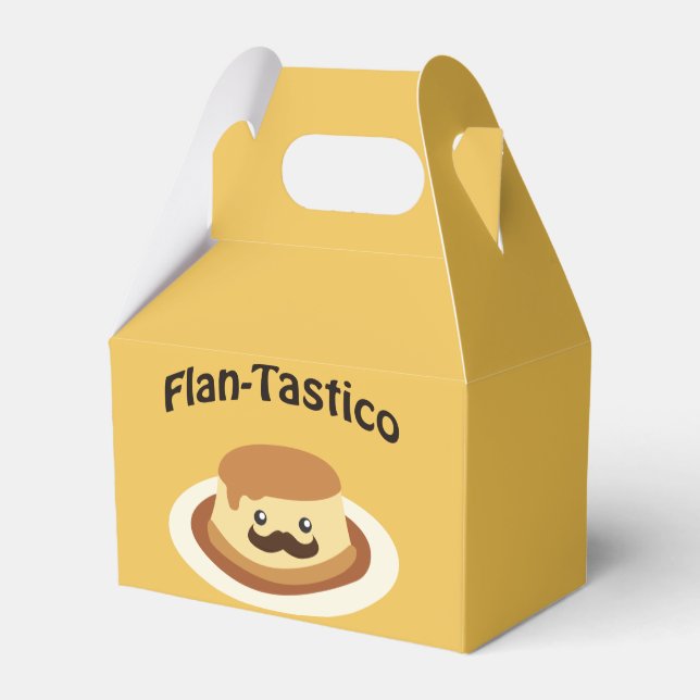 Caja Para Regalos ¡Flan-Tastico! Cute Flan (Reverso)