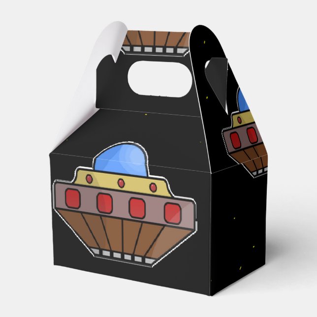 Caja Para Regalos Flaufo en negro espacial (Front Side)