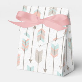 Caja Para Regalos Flecha tribal Gray Rosa Azul Favor Box