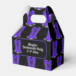 Caja Para Regalos Flirty Purple Corset Gable