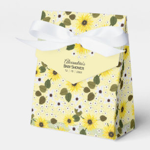 Caja Para Regalos Flor amarillo girasol BABY SHOWER
