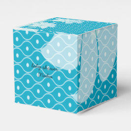 Caja Para Regalos flor blanca marina simple elegante
