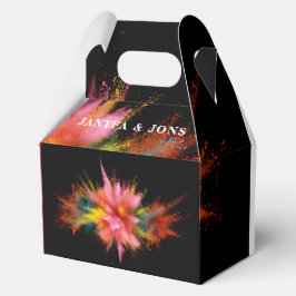 Caja Para Regalos flor de agua