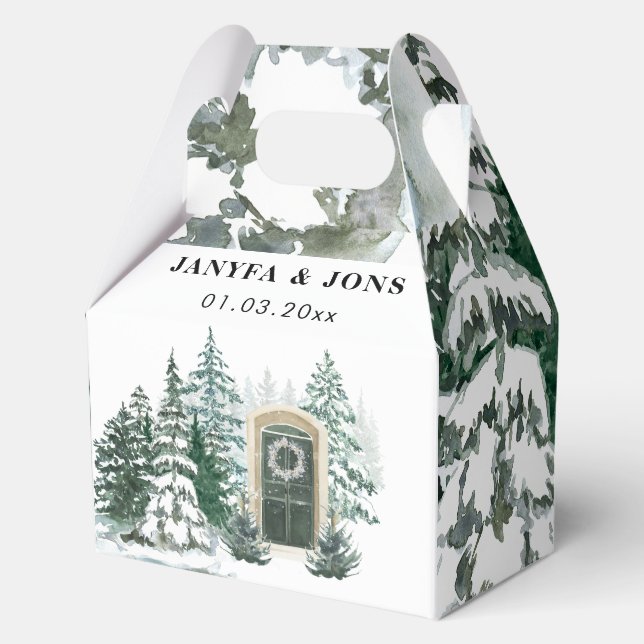 Caja Para Regalos flor de agua (Anverso)