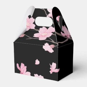 Caja Para Regalos Flor de cerezo - Negro