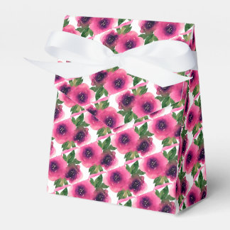 Caja Para Regalos Flor de ilusima Rosa Rosa Acuarela Regalo/