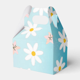 Caja Para Regalos Flor de lirio de margarita Patrón de par en el mar