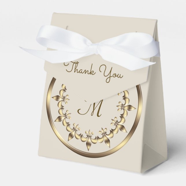 Caja Para Regalos Flor de Lis. Diseño real (Front Side)