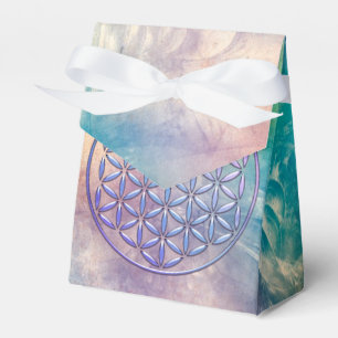Caja Para Regalos Flor de vida / Blume des Lebens - sello violeta