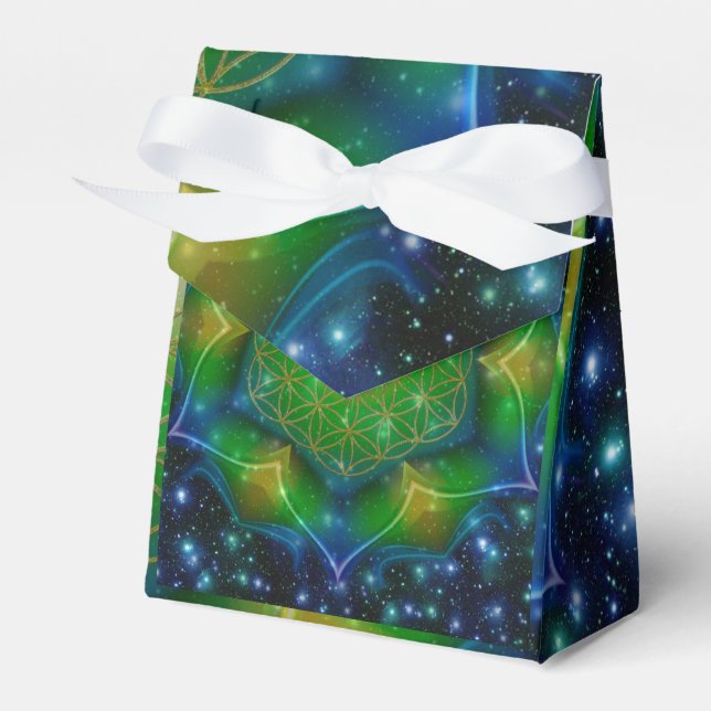 Caja Para Regalos Flor de vida - universo Mandala V (Front Side)