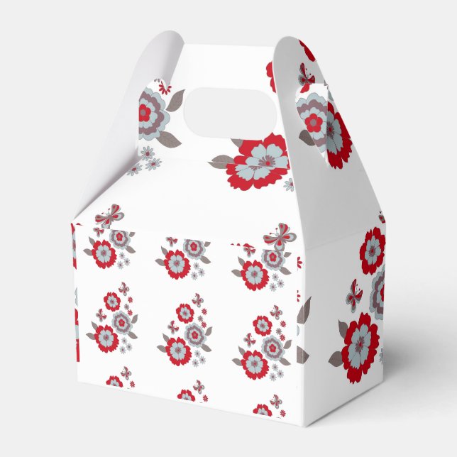 Caja Para Regalos Flor elegante moderna chic (Front Side)