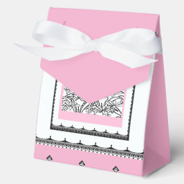 Caja Para Regalos Flor Jardín rosa