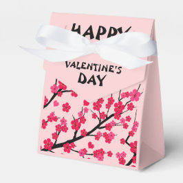 Caja Para Regalos flor romántica de cerezo rosa