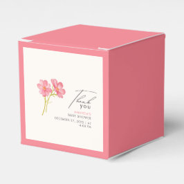 Caja Para Regalos Flor silvestre bohemia Floral Bebé ducha
