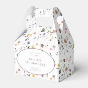 Caja Para Regalos Flor silvestre Boho Floral