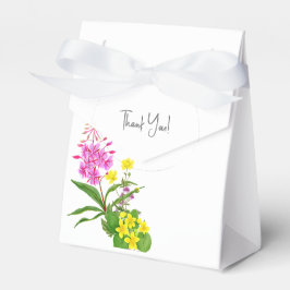 Caja Para Regalos Flor silvestre moderna Gracias Baby Shower