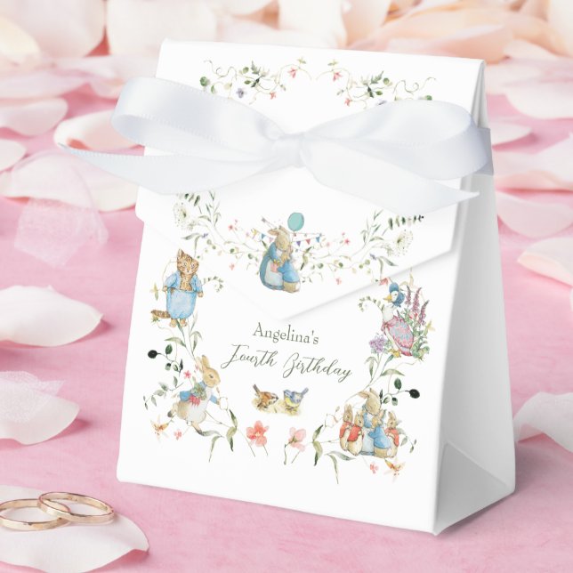 Caja Para Regalos Flor silvestre Peter the Rabbit Birthday (Boda)
