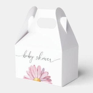 Caja Para Regalos Flor silvestre rosa - Ducha para bebé