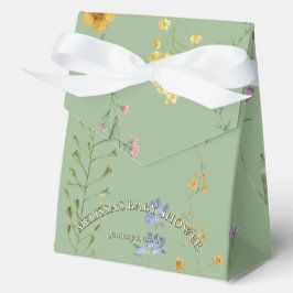 Caja Para Regalos Flor silvestre rústica salchicha de bebé