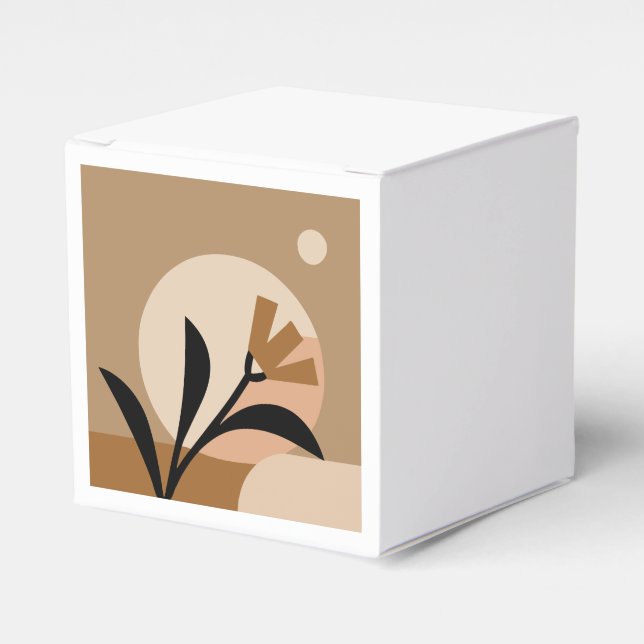 Caja Para Regalos Flor Sun Boho (Costado Anverso)