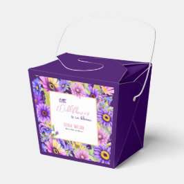 Caja Para Regalos Flor violeta rosa brillante en flor #3