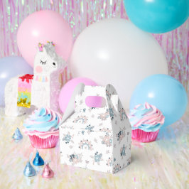 Caja Para Regalos Flor Y Patrón Sin Marea De Boho