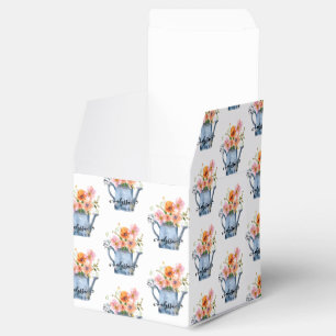 Caja Para Regalos Floral acuarela pintada a mano