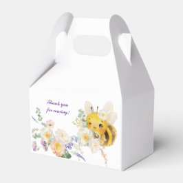 Caja Para Regalos Floral Bee Favor Box