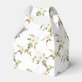 Caja Para Regalos Floral blanca romántica