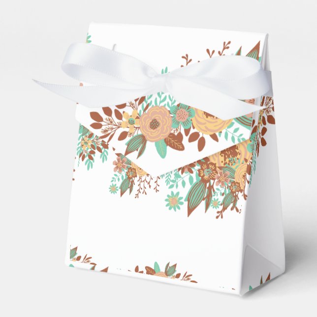 Caja Para Regalos Floral Boho Moderno  (Front Side)