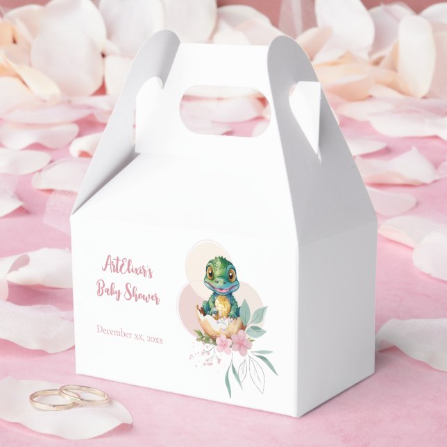 Caja Para Regalos Floral de hatificación del bebe (Boda)