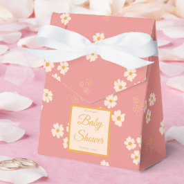 Caja Para Regalos Floral de margarita rosada de Rubor Cottagecore